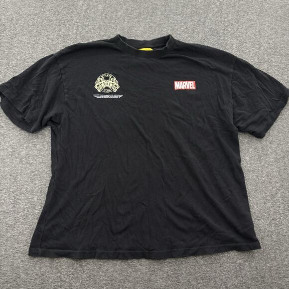 Darc Sport Marvel Wolverine Wolves Club Graphic T-Shirt Black Men's XXL - Picture 2 of 5